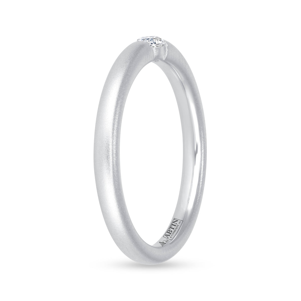 Illusion Oval Tension Ring Ring ABB-712.1-OV-D-14  - Abtin & Co.