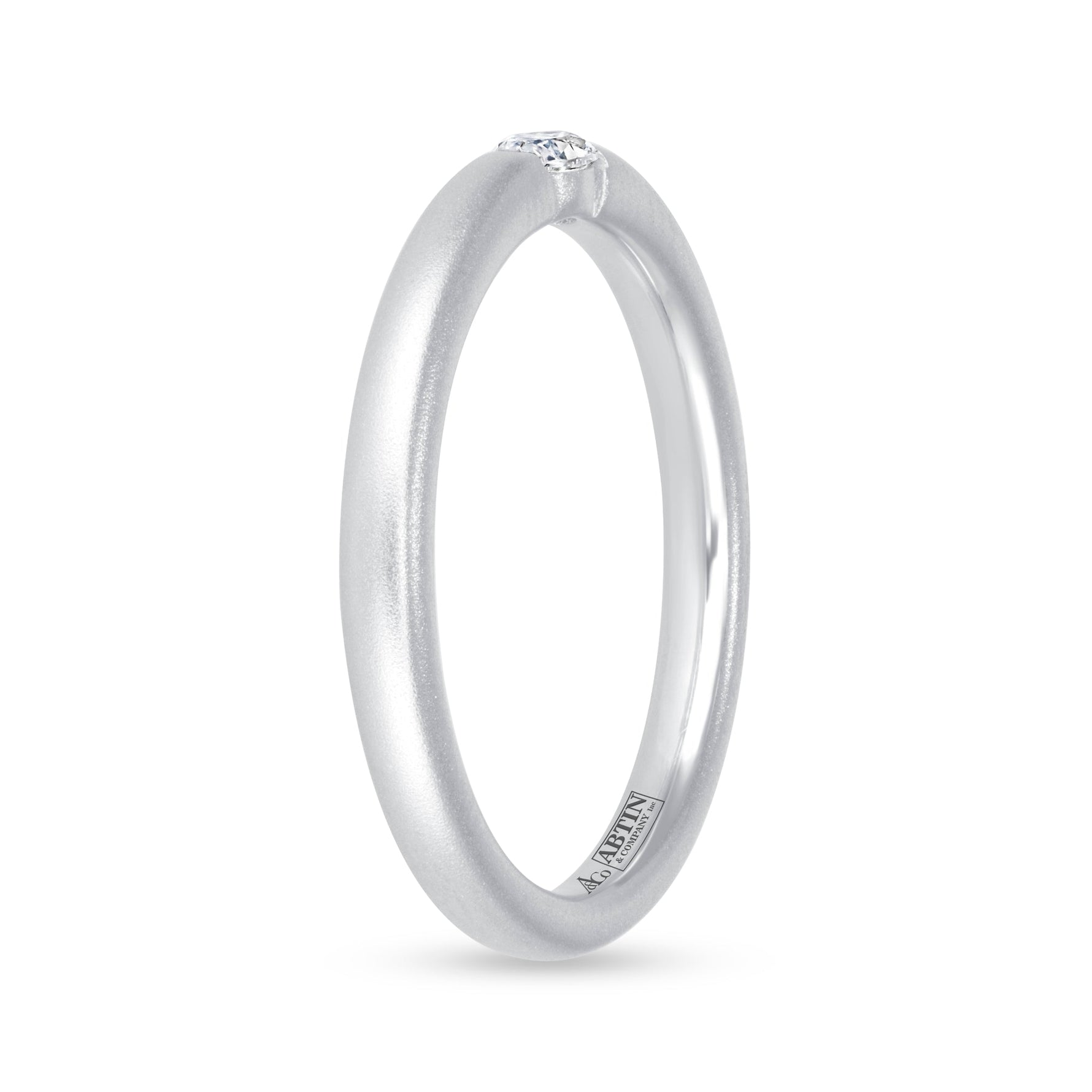 Illusion Oval Tension Ring Ring ABB-712.1-OV-D-14  - Abtin & Co.