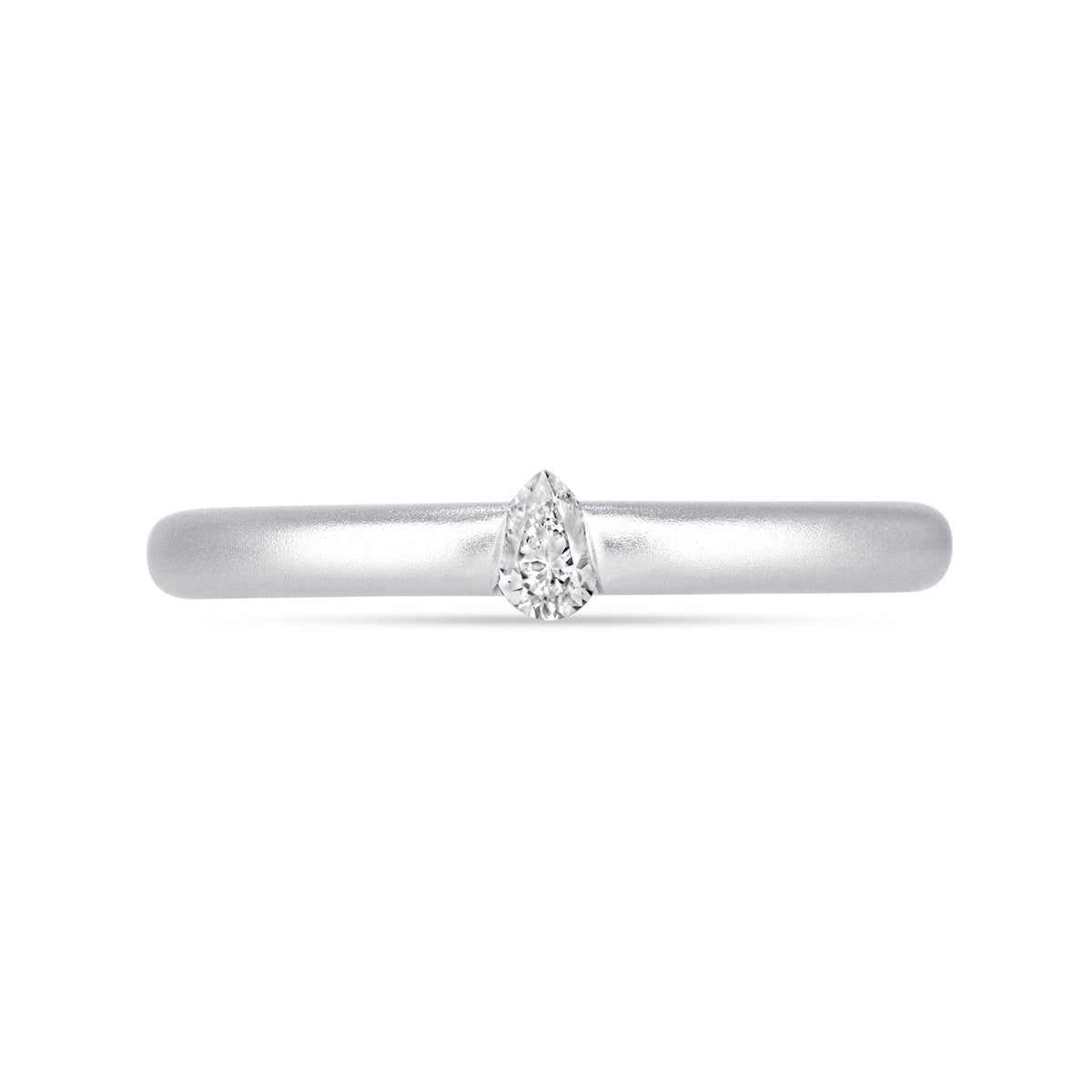 Illusion Pear Tension Ring Ring ABB-712.1-PR-D-14  - Abtin & Co.