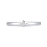 Illusion Pear Tension Ring Ring ABB-712.1-PR-D-14  - Abtin & Co.