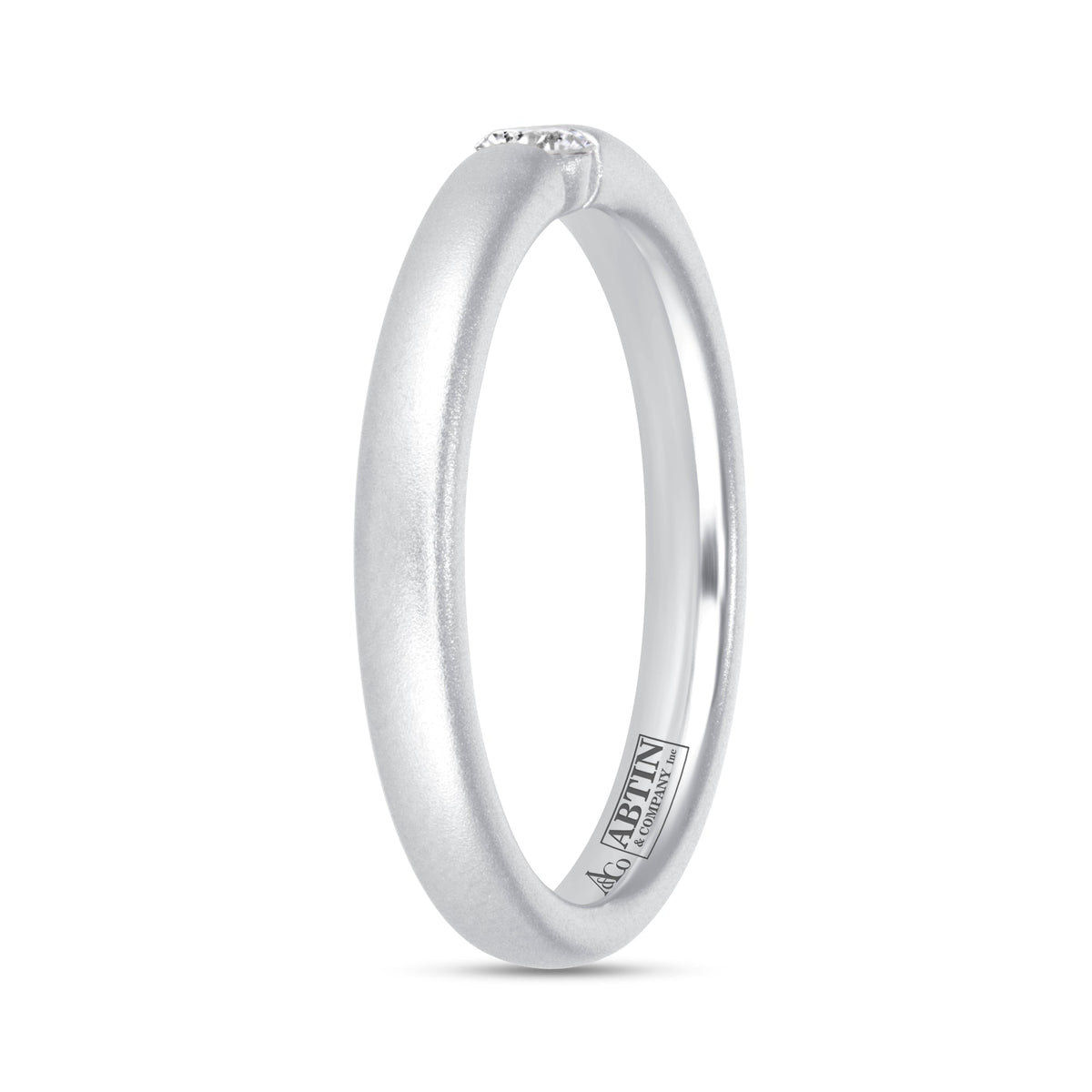 Illusion Round Tension Ring Ring ABB-712.1-RD-D-14  - Abtin & Co.