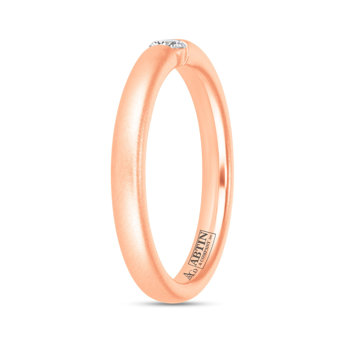 Illusion Round Tension Ring Ring ABB-712.1-RD-D-27  - Abtin & Co.