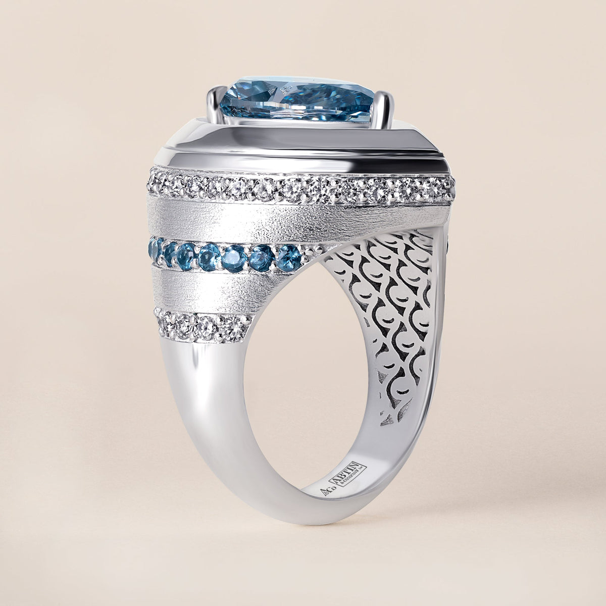 IMPERIUM Ring Ring ABB-803W-B.LGD-1  - Abtin & Co.