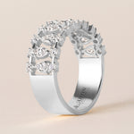Lattice Band Ring ABB-719-D-3  - Abtin & Co.