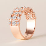 Lattice Band Ring ABB-719-D-5  - Abtin & Co.