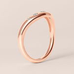 LIORA DIAMOND CONTOUR Band Ring ABB-843-D-10  - Abtin & Co.