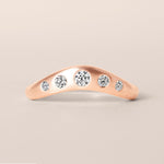 LIORA DIAMOND CONTOUR Band Ring ABB-843-D-9  - Abtin & Co.