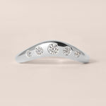 LIORA DIAMOND CONTOUR Band Ring ABB-843-D-6  - Abtin & Co.