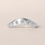 LIORA DIAMOND CONTOUR Band Ring ABB-843-D-5  - Abtin & Co.