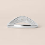 LIORA DIAMOND CONTOUR Band Ring ABB-843-D-6  - Abtin & Co.
