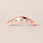 LIORA DIAMOND CONTOUR Band Ring ABB-843-D-10  - Abtin & Co.