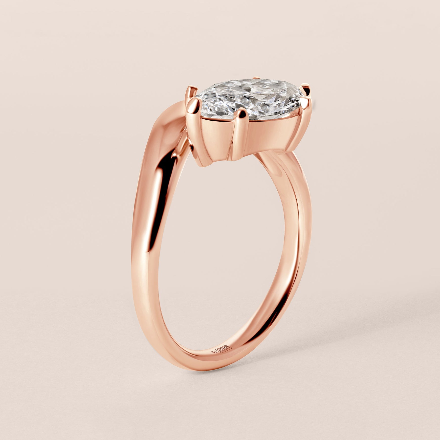 LIORA MARQUISE BASKET ENGAGEMENT Ring Ring ABER-127.2-MQ-LGD-11  - Abtin & Co.