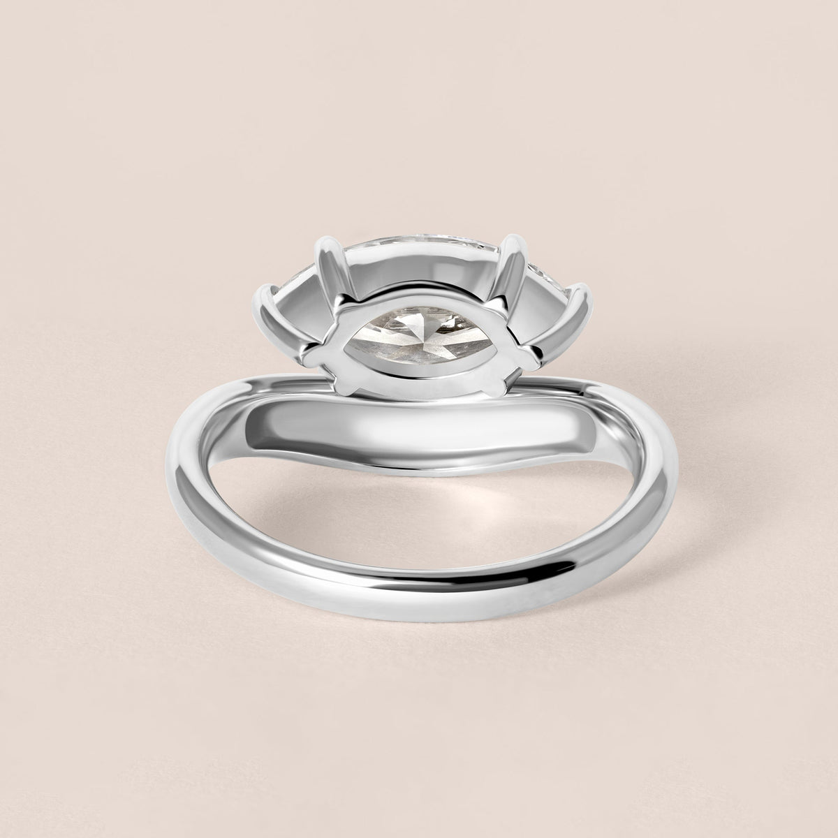 LIORA MARQUISE BASKET ENGAGEMENT Ring Ring ABER-127.2-MQ-LGD-6  - Abtin & Co.