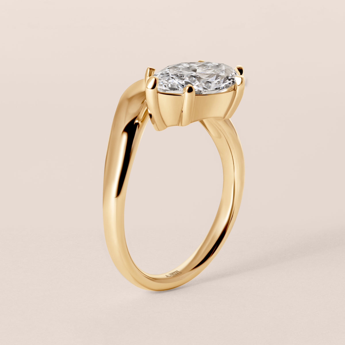 LIORA MARQUISE BASKET ENGAGEMENT Ring Ring ABER-127.2-MQ-LGD-1  - Abtin & Co.