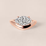 LIORA MARQUISE BASKET ENGAGEMENT Ring Ring ABER-127.2-MQ-LGD-11  - Abtin & Co.