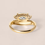 LIORA MARQUISE BASKET ENGAGEMENT Ring Ring ABER-127.2-MQ-LGD-1  - Abtin & Co.