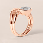 Liora Oval Bezel Engagement Ring Ring ABER-127.3-OV-LGD-1  - Abtin & Co.