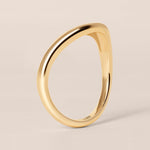 LIORA PLAIN GOLD CONTOUR Band Ring ABB-844-FGD-2  - Abtin & Co.