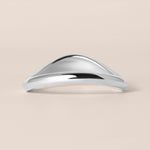 LIORA PLAIN GOLD CONTOUR Band Ring ABB-844-FGD-4  - Abtin & Co.