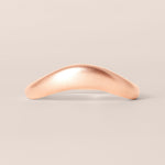 LIORA PLAIN GOLD CONTOUR Band Ring ABB-844-FGD-5  - Abtin & Co.