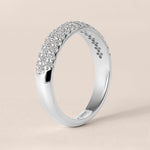 LUXA PAVÉ Band Ring ABB-772-D-3  - Abtin & Co.