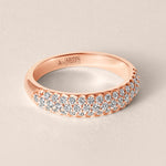 LUXA PAVÉ Band Ring ABB-772-D-5  - Abtin & Co.
