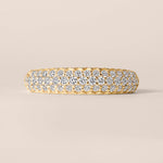 LUXA PAVÉ Band Ring ABB-772-D-1  - Abtin & Co.