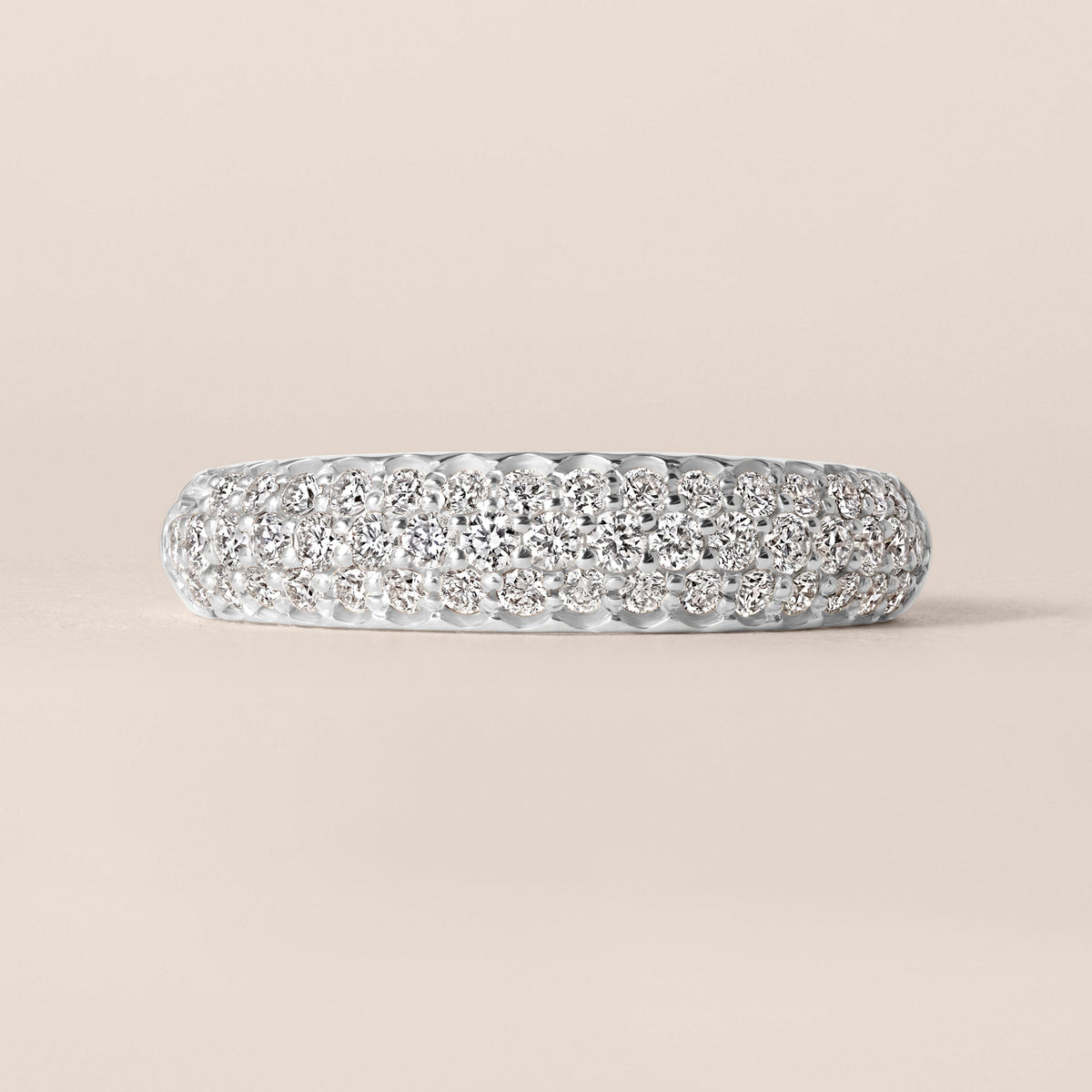 LUXA PAVÉ Band Ring ABB-772-D-3  - Abtin & Co.