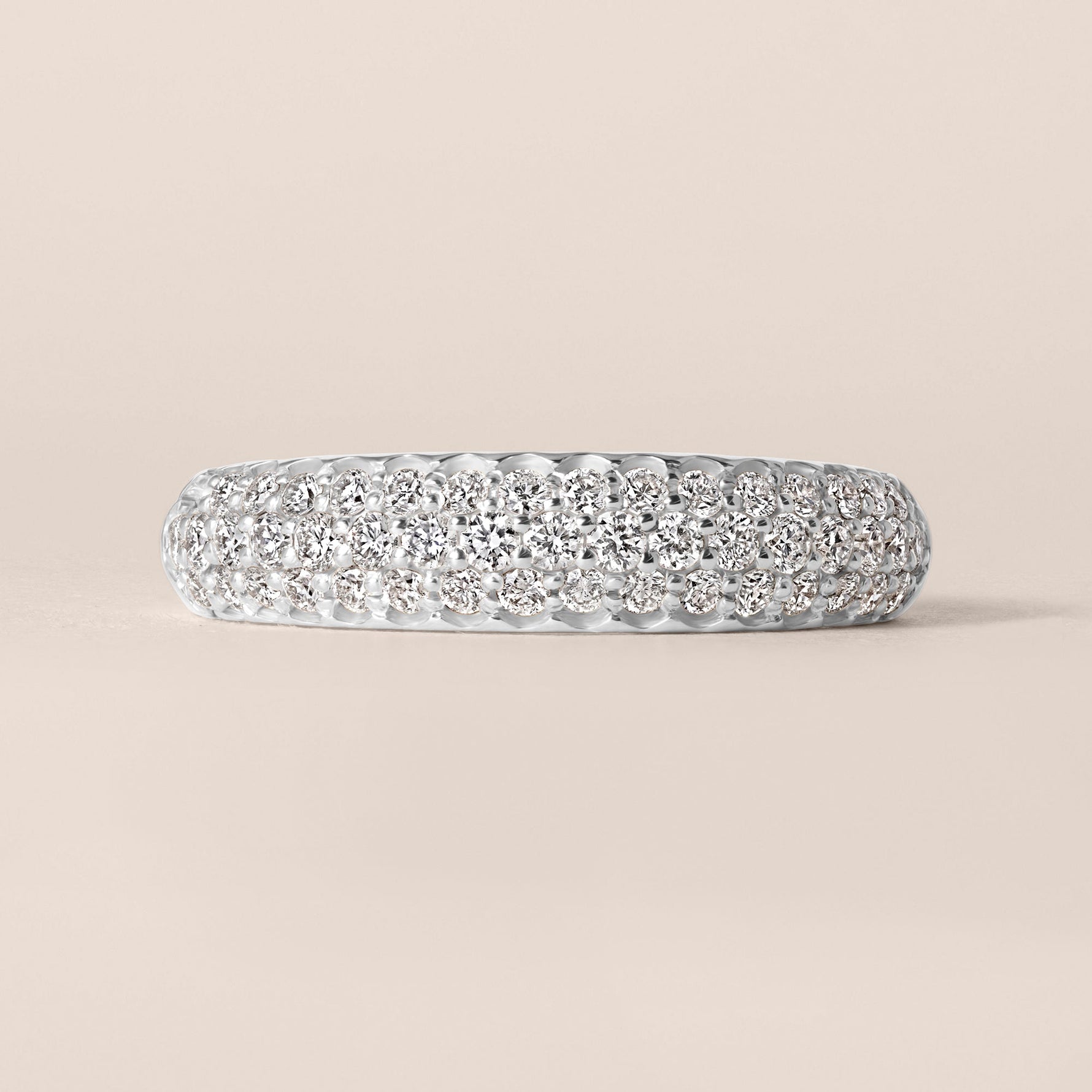 LUXA PAVÉ Band Ring ABB-772-D-3  - Abtin & Co.