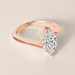 Marquise Aeris Engagement Ring Ring ABER-128-MQ-LGD-11  - Abtin & Co.