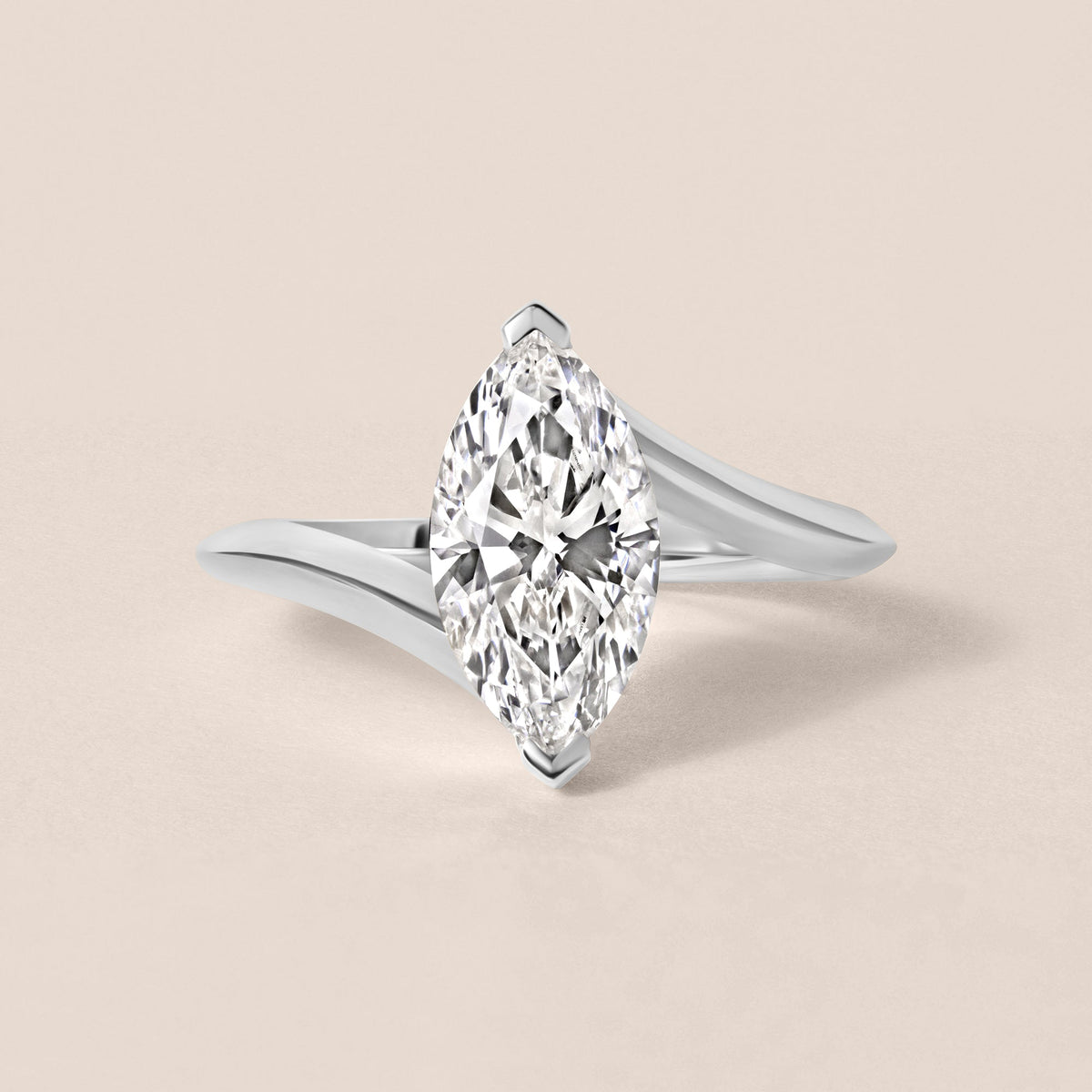 Marquise Aeris Engagement Ring Ring ABER-128-MQ-LGD-21  - Abtin & Co.