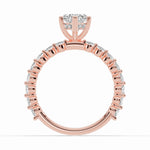 Marquise Aurielle Crown Engagement Ring Ring ABER-106-MQ-LGD-11  - Abtin & Co.