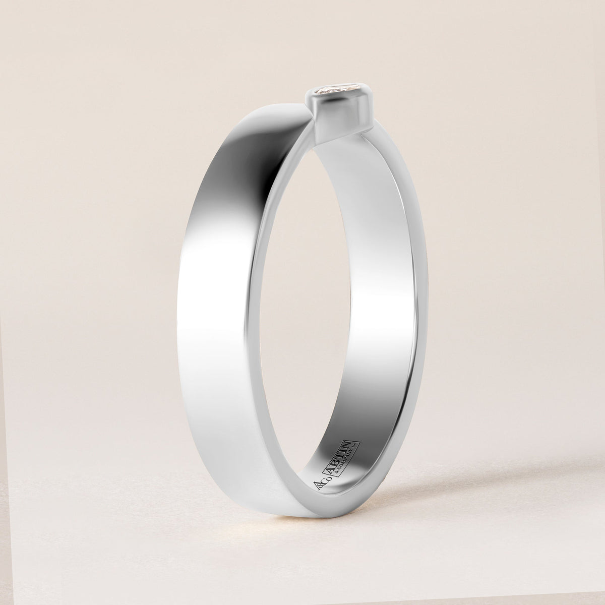 Marquise Centerline Edge Ring Ring ABB-713.1V1-MQ-D-14  - Abtin & Co.