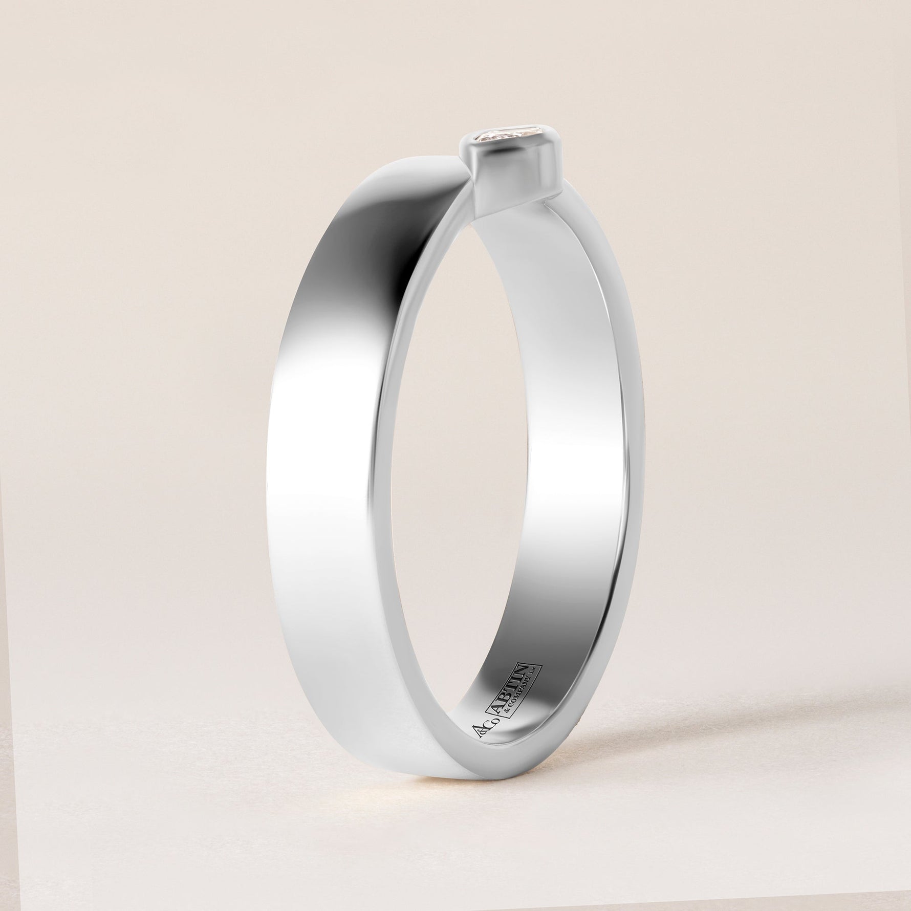 Marquise Centerline Edge Ring Ring ABB-713.1V1-MQ-D-14  - Abtin & Co.