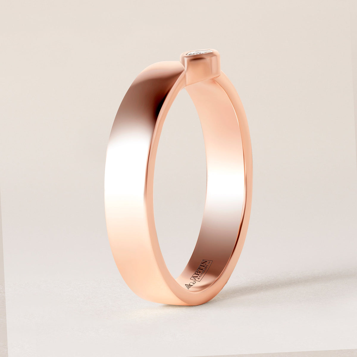 Marquise Centerline Edge Ring Ring ABB-713.1V1-MQ-D-27  - Abtin & Co.