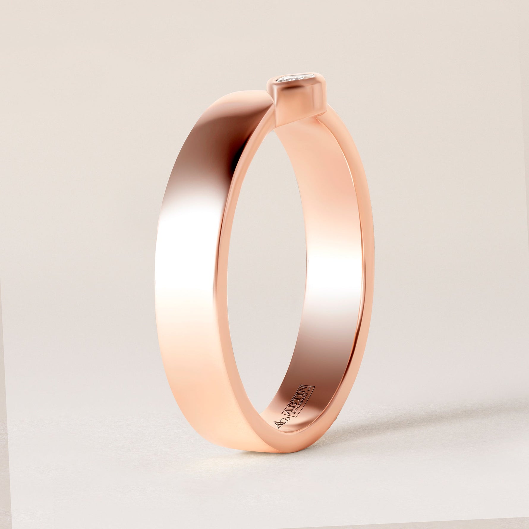 Marquise Centerline Edge Ring Ring ABB-713.1V1-MQ-D-27  - Abtin & Co.