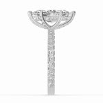 Marquise Coronet Diamond Crown Engagement Ring Ring ABER-105-MQ-LGD-21  - Abtin & Co.