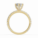 Marquise Coronet Diamond Crown Engagement Ring Ring ABER-105-MQ-LGD-1  - Abtin & Co.