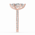 Marquise Coronet Diamond Crown Engagement Ring Ring ABER-105-MQ-LGD-11  - Abtin & Co.