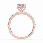 Marquise Coronet Diamond Crown Engagement Ring Ring ABER-105-MQ-LGD-11  - Abtin & Co.