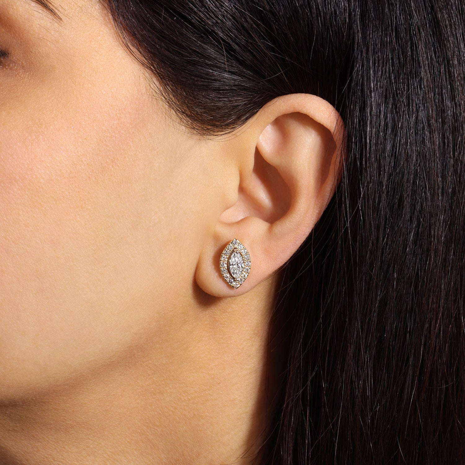 Marquise Élan Jackets Earring ABE-220-LGD-1  - Abtin & Co.
