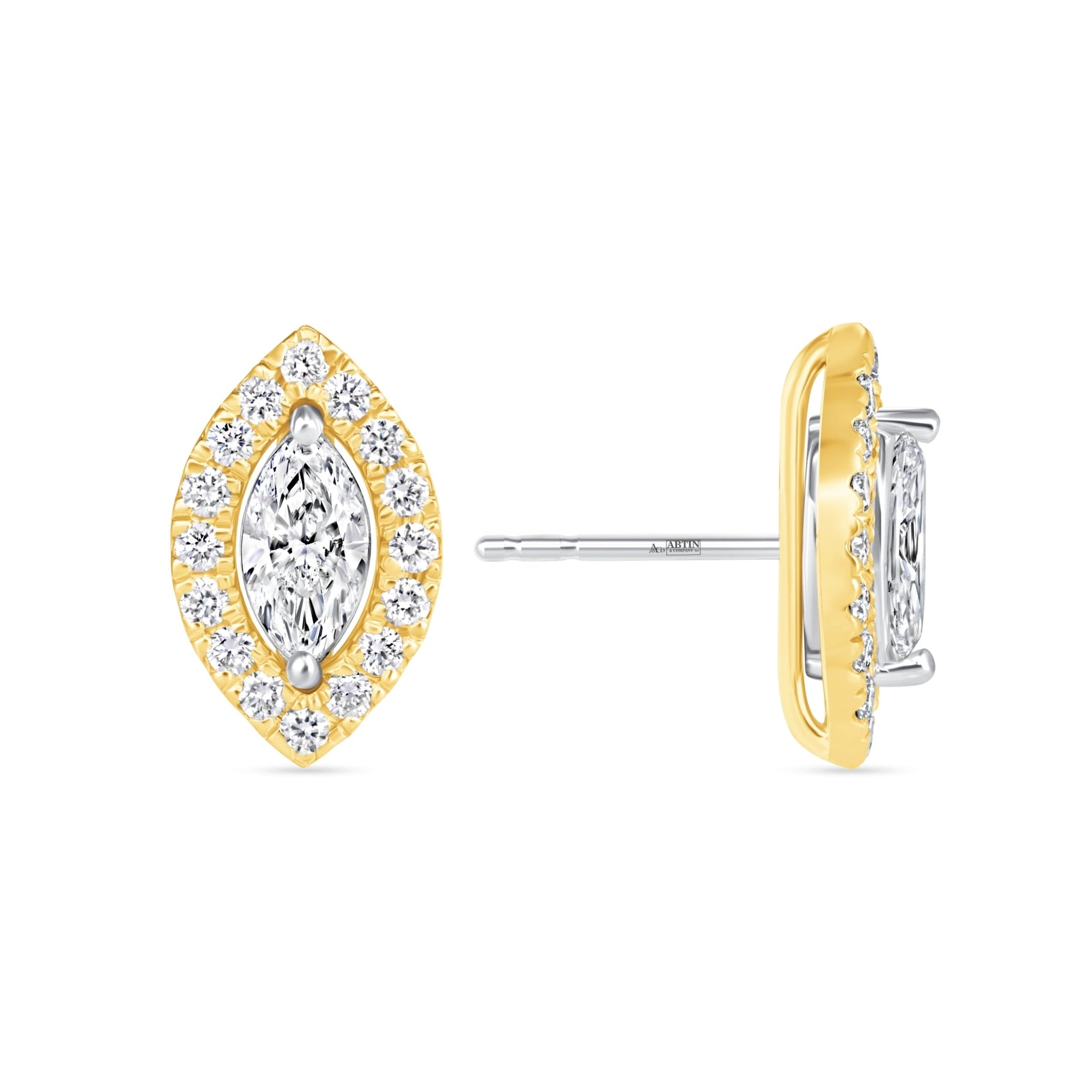 Marquise Élan Jackets Earring ABE-220-LGD-1  - Abtin & Co.