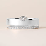 Marquise Élevé Band Ring ABB-713.1-V2-MQ-D-3  - Abtin & Co.