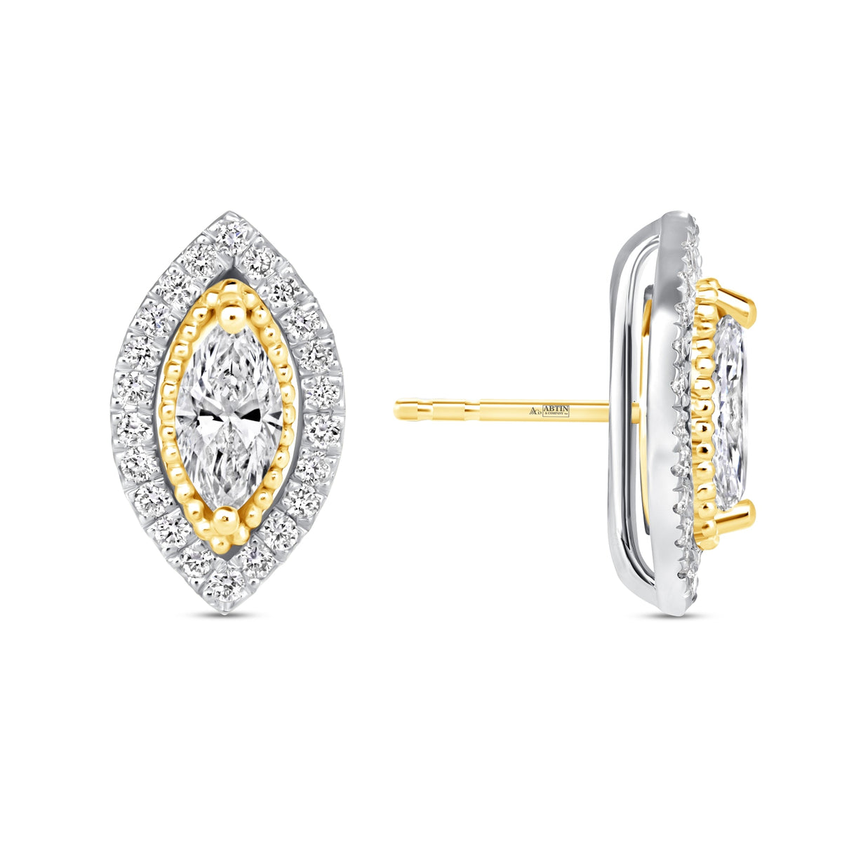 Marquise Étoile Jackets Earring ABE-225-LGD-7  - Abtin & Co.