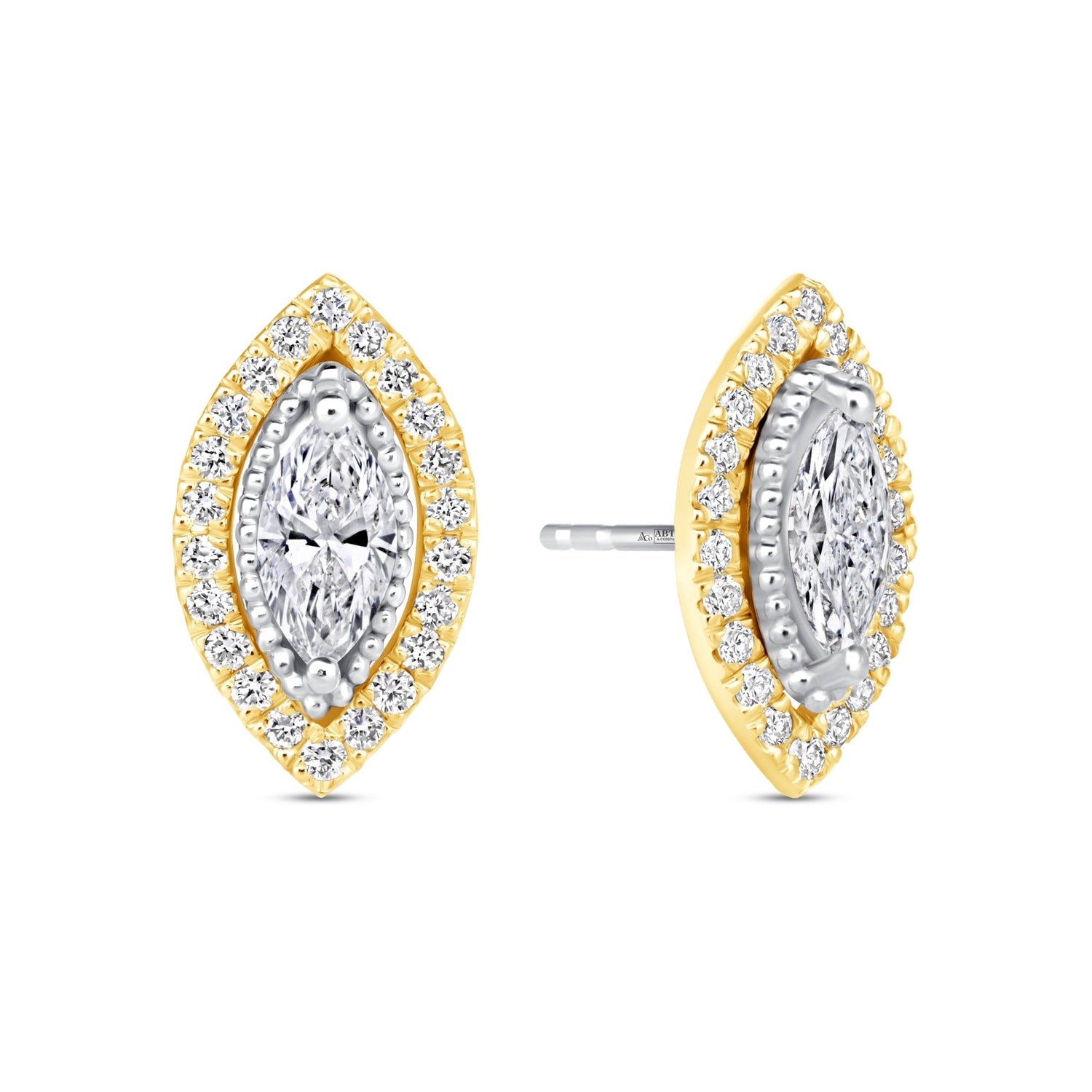 Marquise Étoile Jackets Earring ABE-225-LGD-1  - Abtin & Co.