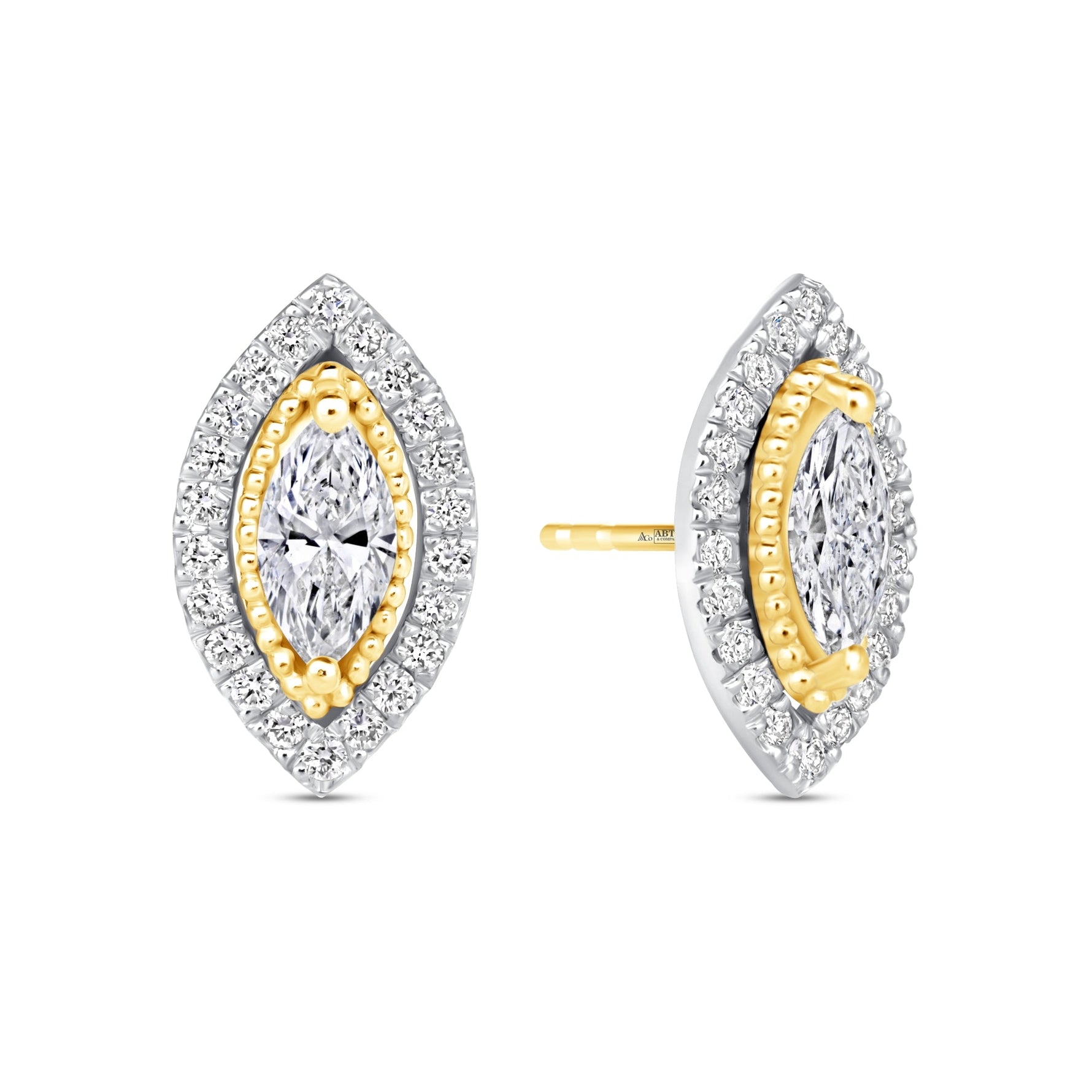 Marquise Étoile Jackets Earring ABE-225-LGD-4  - Abtin & Co.