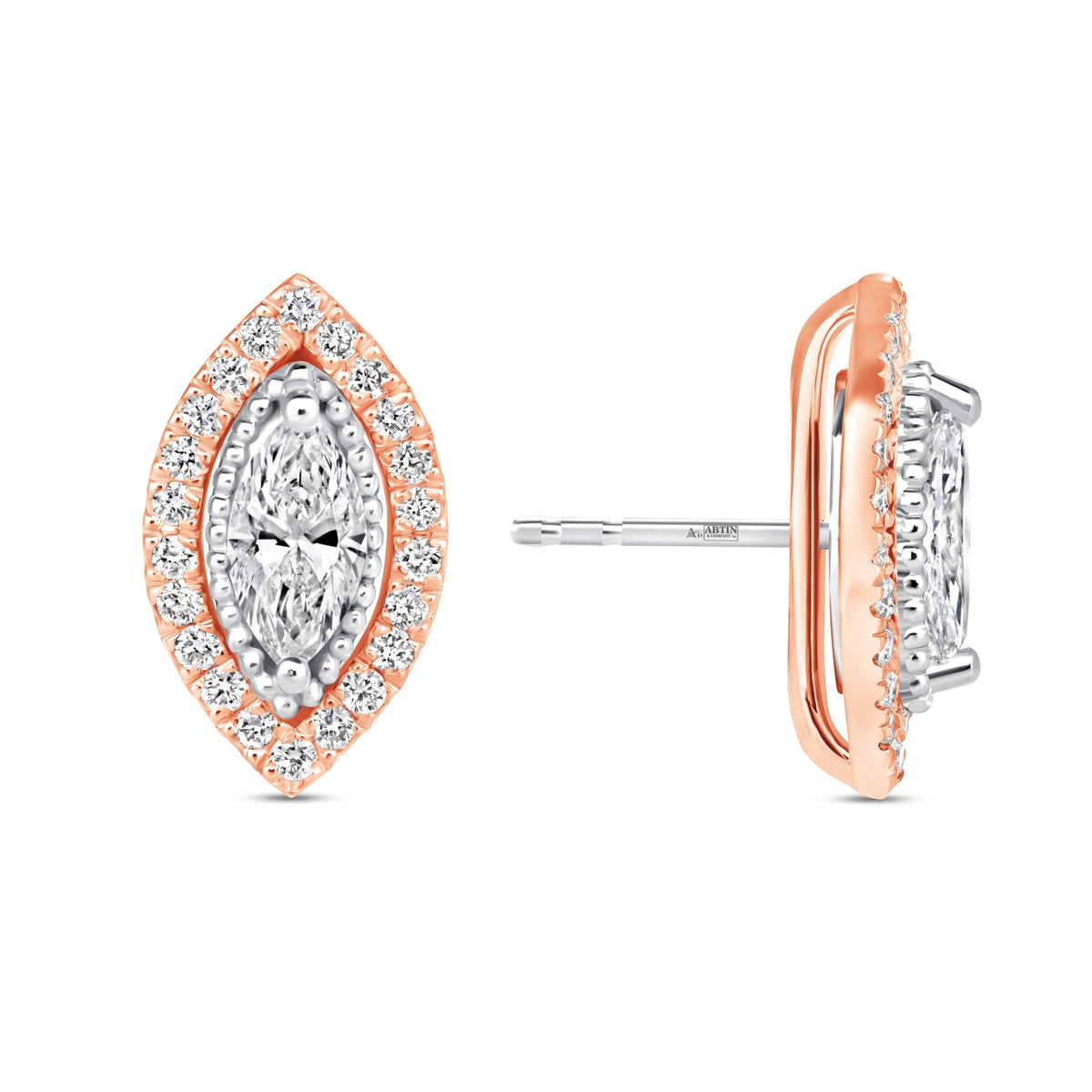 Marquise Étoile Jackets Earring ABE-225-LGD-7  - Abtin & Co.