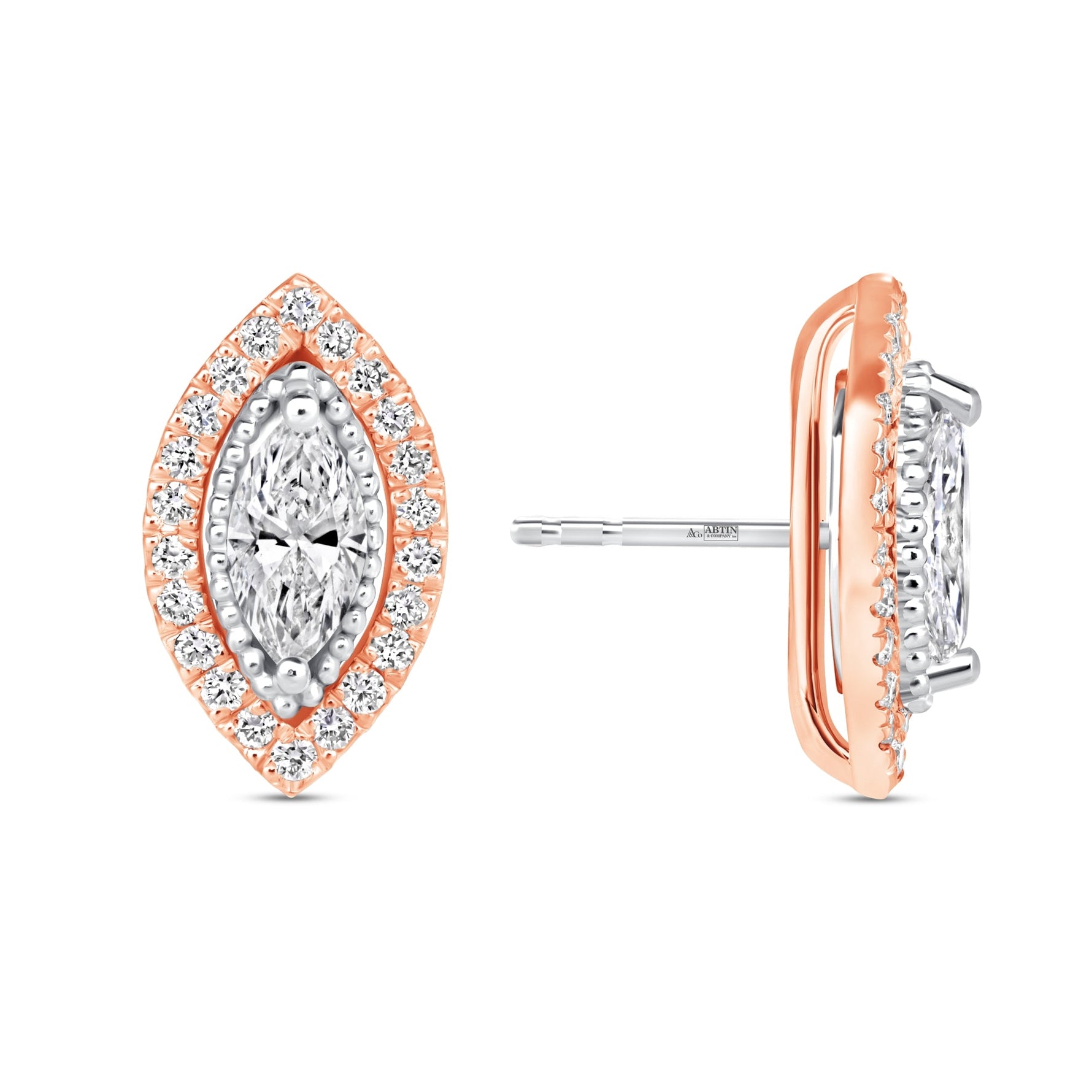 Marquise Étoile Jackets Earring ABE-225-LGD-7  - Abtin & Co.