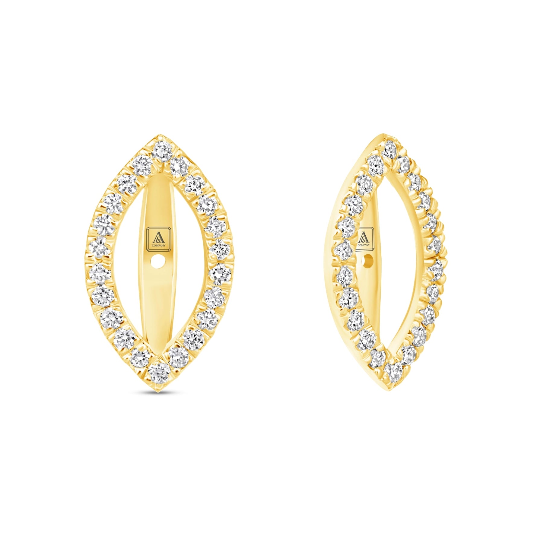 Marquise Étoile Jackets Earring ABE-225-LGD-7  - Abtin & Co.