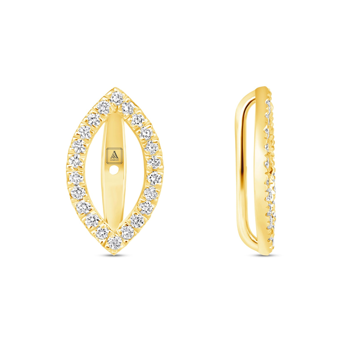Marquise Étoile Jackets Earring ABE-225-LGD-7  - Abtin & Co.